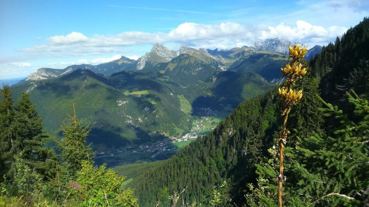 Les Sapins Blancs Lägenhet Vacheresse Exteriör bild