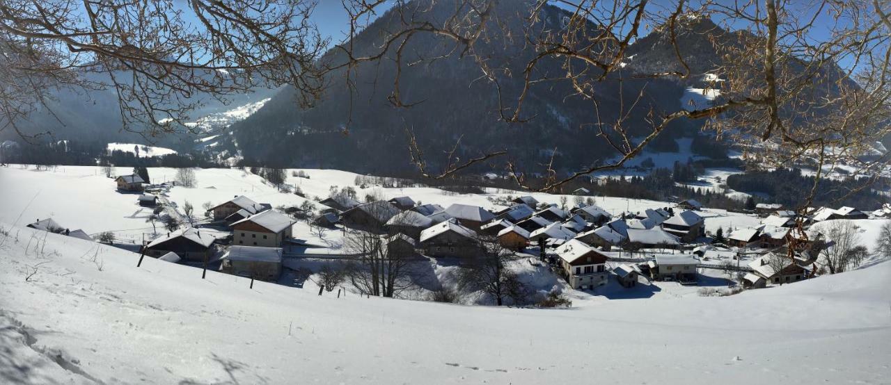 Les Sapins Blancs Lägenhet Vacheresse Exteriör bild